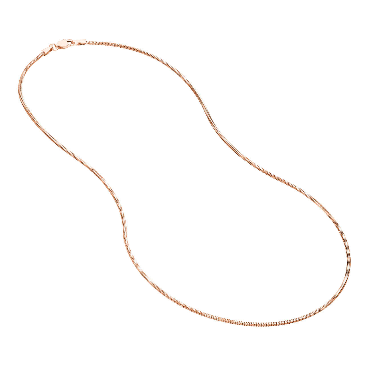 14K Yellow Gold 1.4mm Snake Chain with Lobster Lock