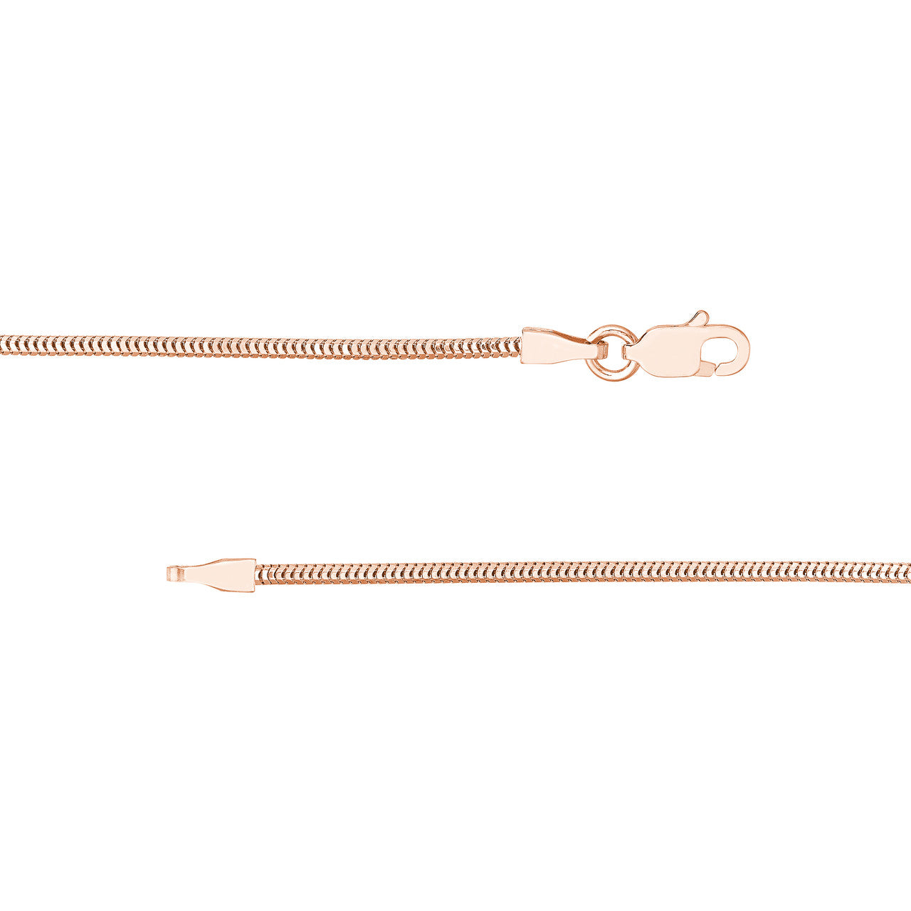 14K Yellow Gold 1.4mm Snake Chain with Lobster Lock