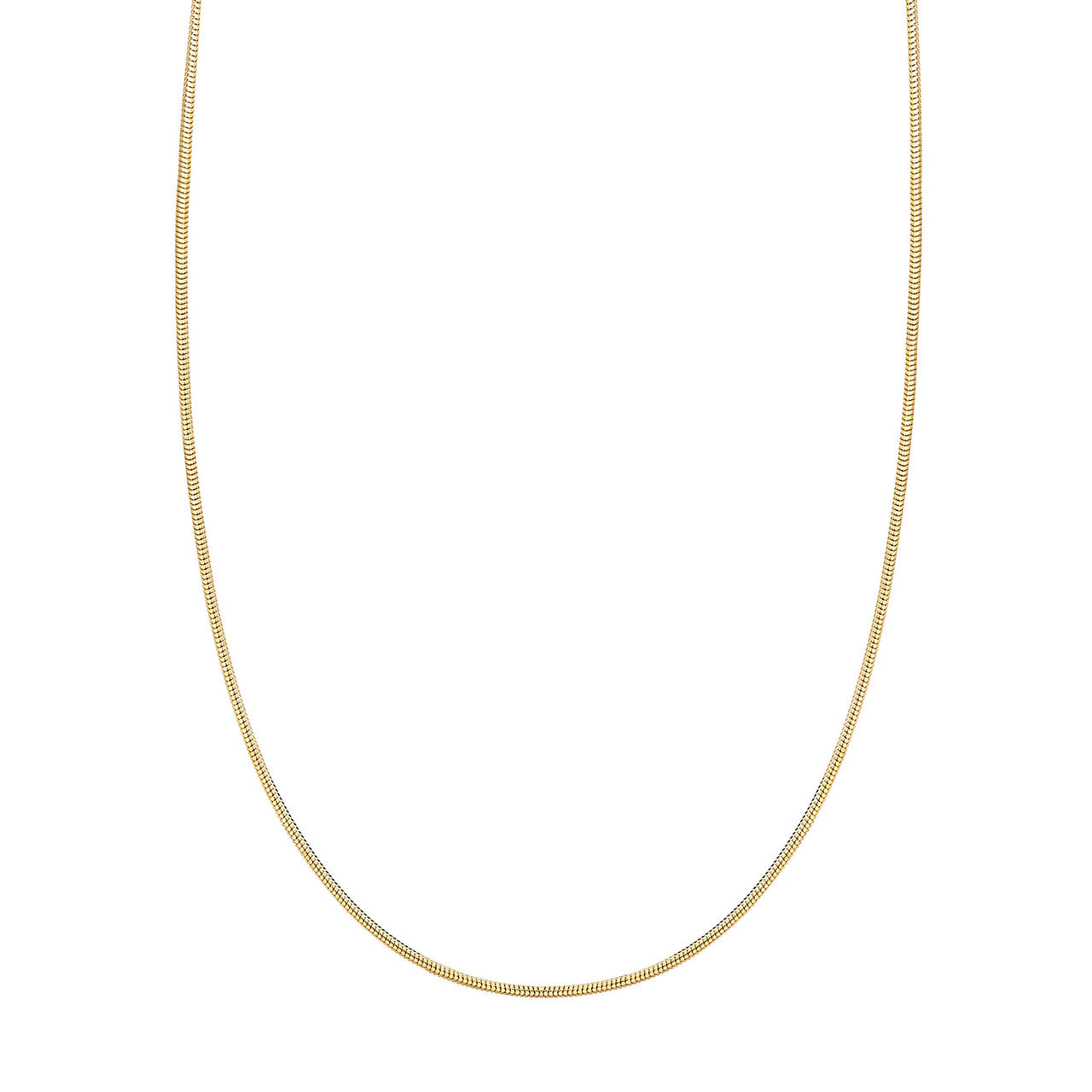 14K Yellow Gold 1.4mm Snake Chain with Lobster Lock
