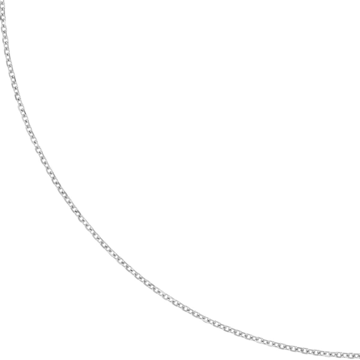 14K Yellow Gold 1.05mm Diamond-Cut Cable Chain with Lobster Lock