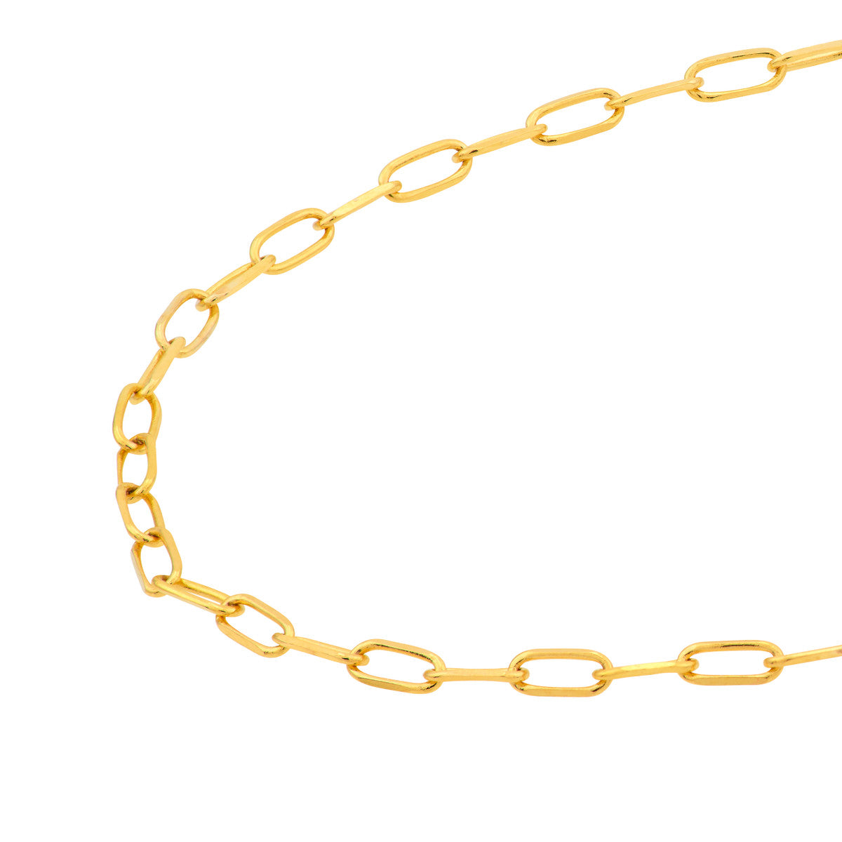 14K Yellow Gold 1.10mm Diamond-Cut Forzentina Chain with Spring Ring