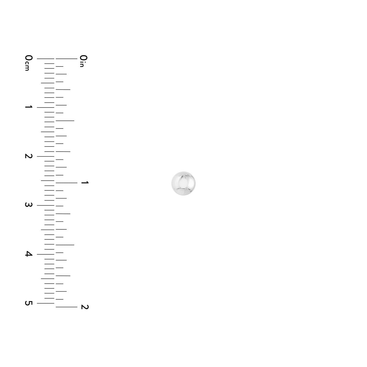 14K Yellow Gold 8mm Polished Ball Stud Earrings