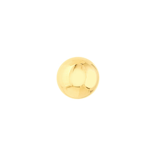 14K Yellow Gold 8mm Polished Ball Stud Earrings